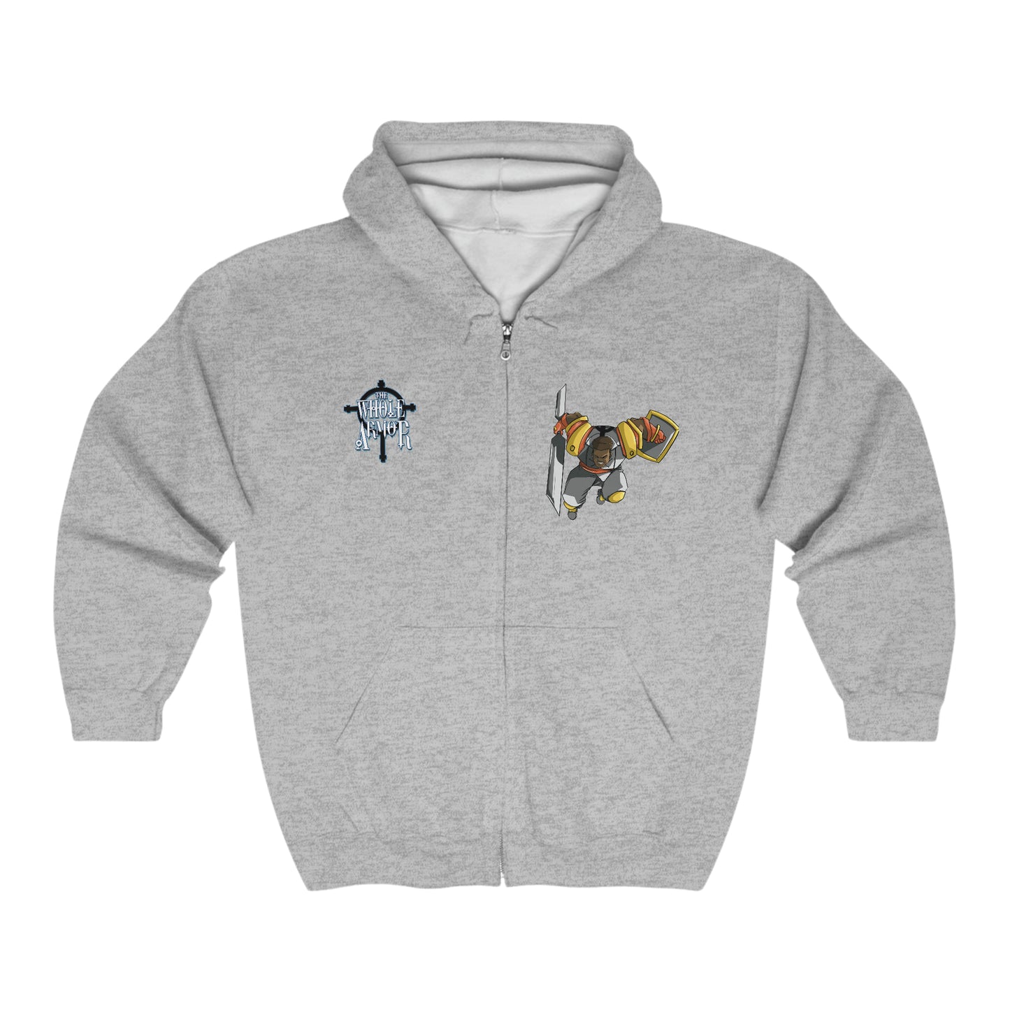 The Whole Armor (Cayden) Full Zip Hooded Sweatshirt