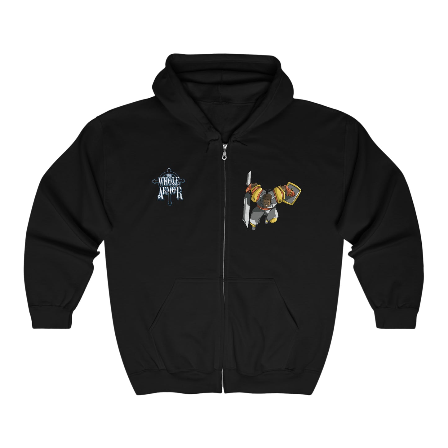 The Whole Armor (Cayden) Full Zip Hooded Sweatshirt