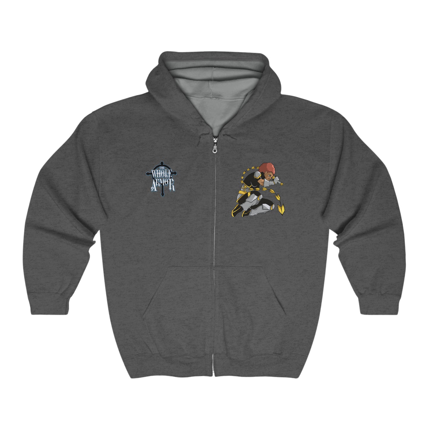 The Whole Armor (Mom) Full Zip Hooded Sweatshirt