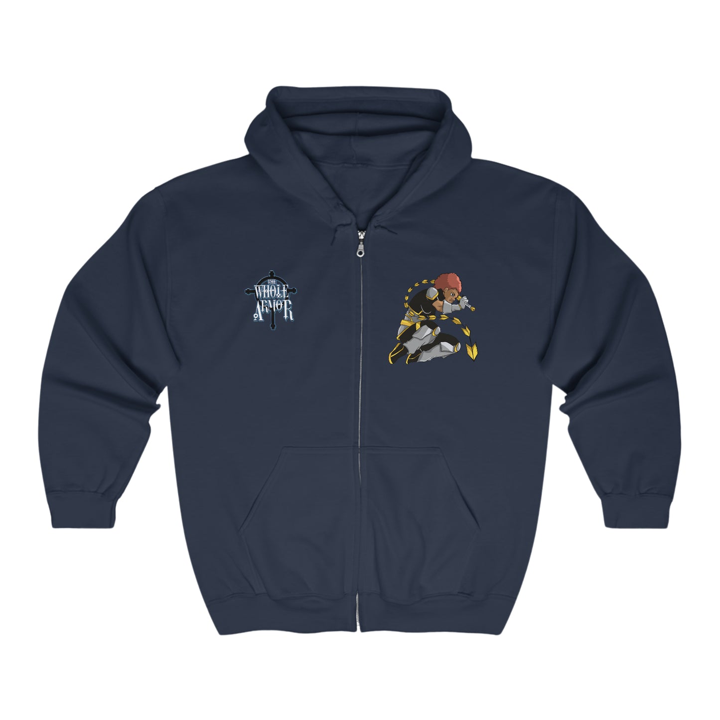 The Whole Armor (Mom) Full Zip Hooded Sweatshirt